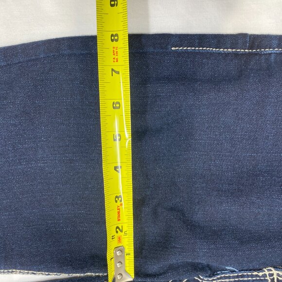 Womens Wrangler 10MWZJK Dark Wash Jeans Sz 0 x 34 Boot Cut - Picture 15 of 15